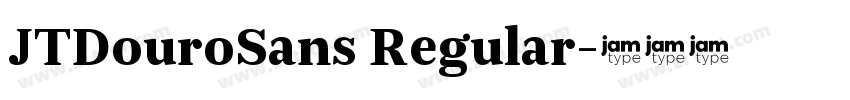 JTDouroSans Regular字体转换